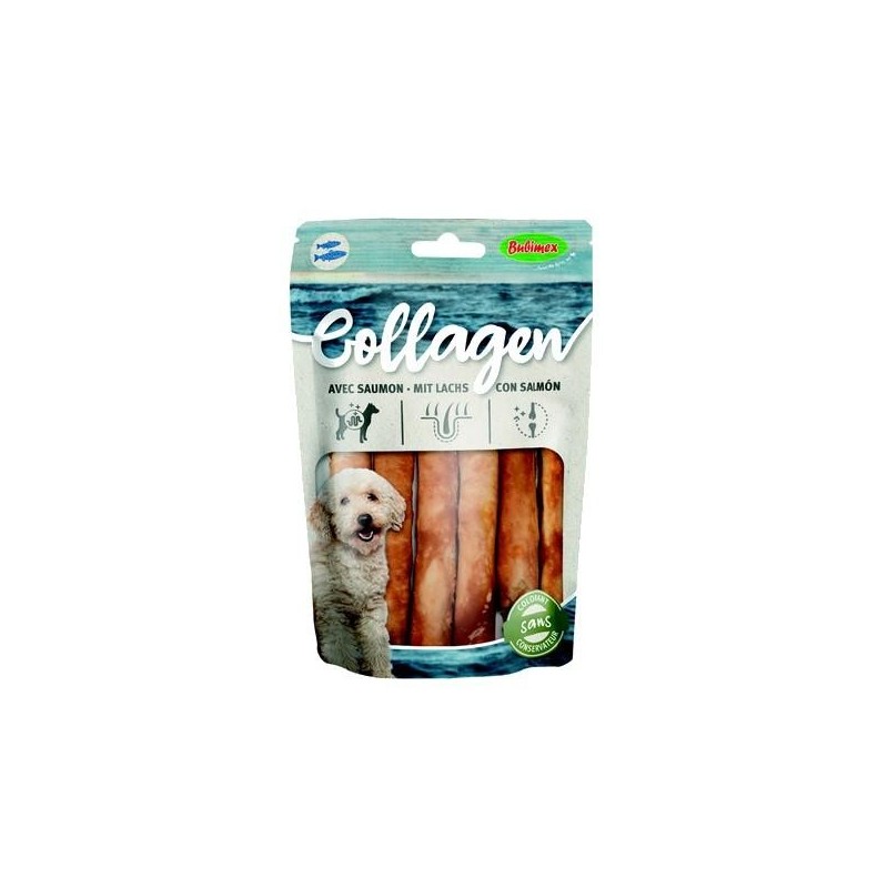 Sticks de collagènes au saumon 13cm - 10pcs