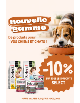 Promotion croquettes SELECT chien et chat -10% | eshopauxpoils